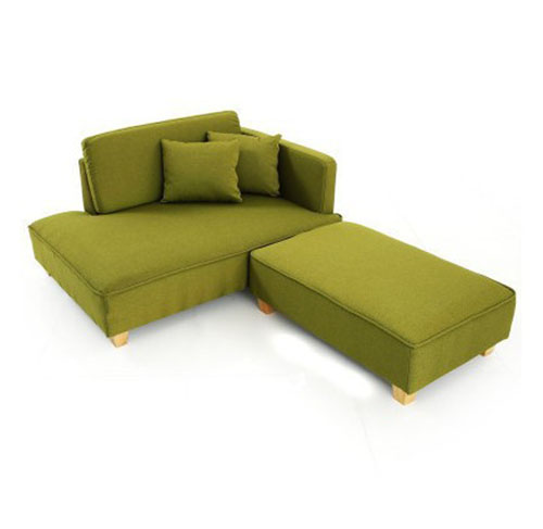 Ghế sofa giường gỗ tự nhiên bọc nỉ góc